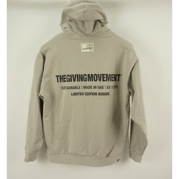 The Giving Movement Limited Edition Hoodie Women's XS / S Oversize Beige Hoodie - Picture 2 of 9